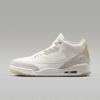 Air jordan retro 3 all white clearance